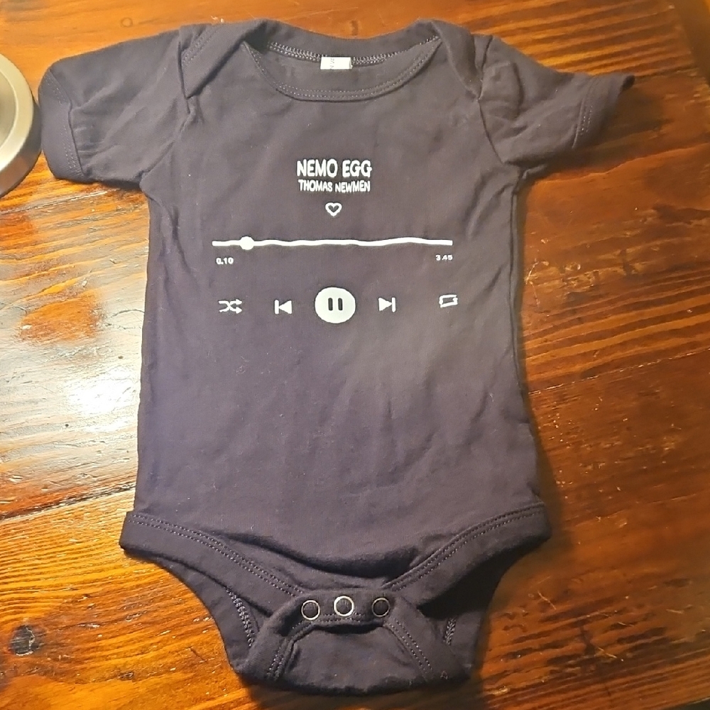 NWOT Bella Canvas Kids Onesie NEMO Song